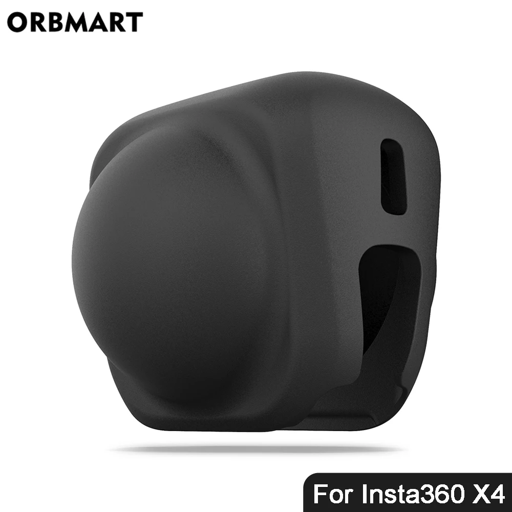 Silikon-Objektivdeckel für Insta360 X5 X4, Objektivdeckel, staubdicht, gebogen, schützender weicher Filmschutz für Insta 360 X4 X5 Zubehör Image