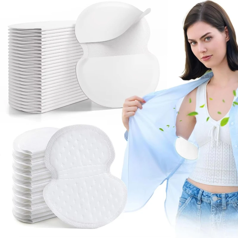 10-60 Stück Achselschweißpads für Frauen und Männer gegen Hyperhidrose, Komfortabel, Geruchlos, Unsichtbar, Extra Klebend, Einweg Image