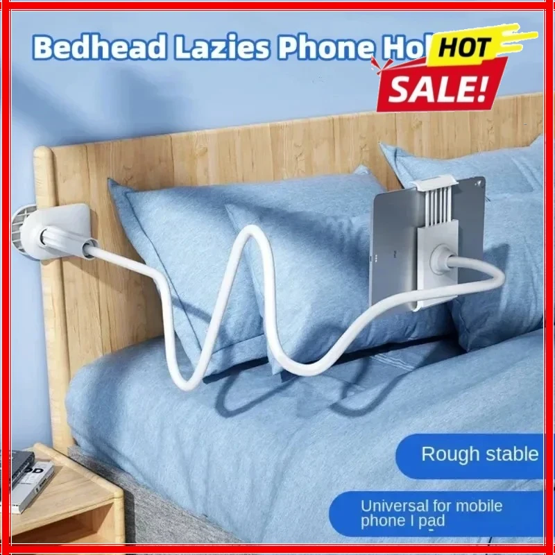 Tablet-Ständerhalter für Bett, Schreibtisch, Telefonhalter, flexible Klemme mit langem Arm, Tablet-Halterung für iPad, Samsung, Xiaomi, 4,7–11 Zoll Image