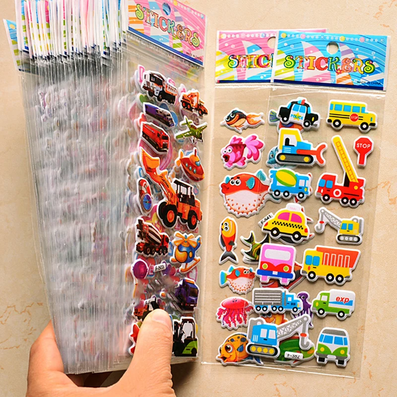25/40/50 Blatt Klemmbuch-Aufkleber, handgefertigt, DIY-Tagebuch, Buch, dekorativ über drei Jahre alte Kinder, Geschenke für Jungen und Mädchen, TMZ Image
