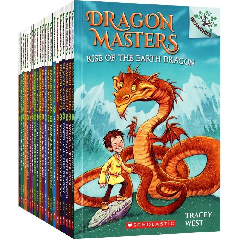 27-Buch/Set Dragon Masters Englische Geschichte Bilderbücher für Kinder Lernen Sie Englisch-Lesebücher für Kinder Image