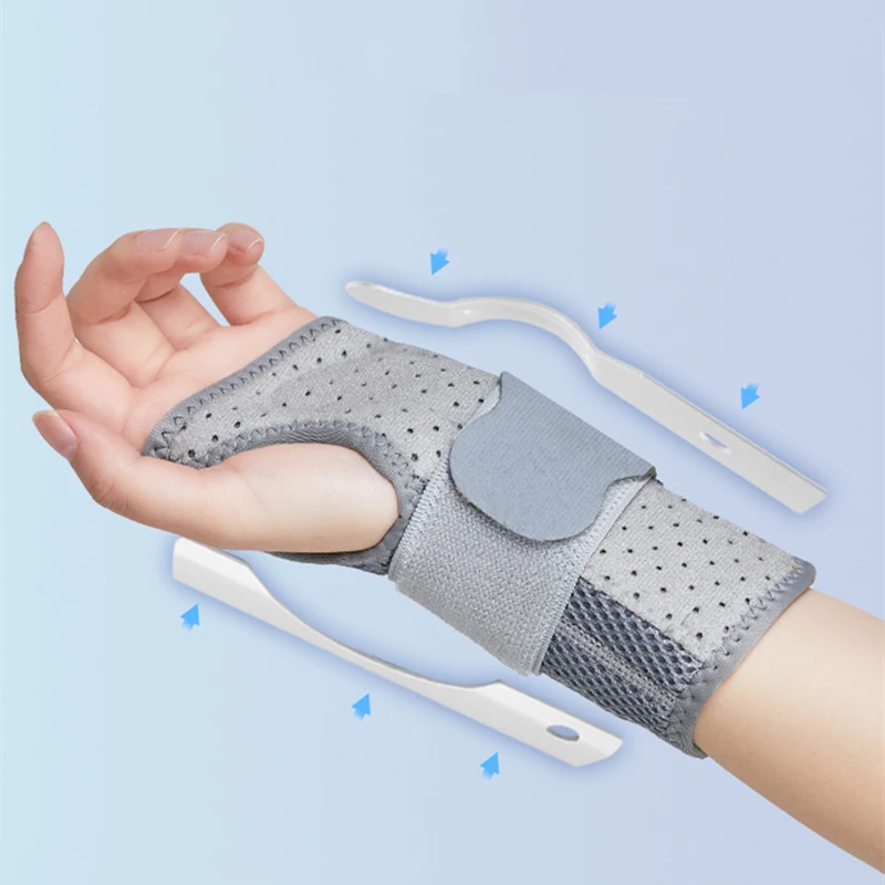 Atmungsaktive Handgelenkstütze, professionelle Schiene, Handgelenkstütze, Schutzband, Arthritis, Karpaltunnel, Handverstauchung, Sehnenentzündung, Armband Image