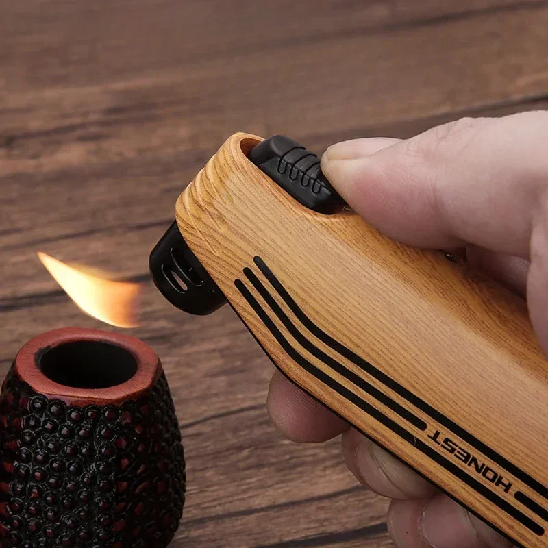 Rohr Multifunktionale SpecialPipe Maschine Schräge Feuer Retro Offenes Feuer Feuerzeug Aufblasbar mit Rauch Messer Druck Stick Schaber Image