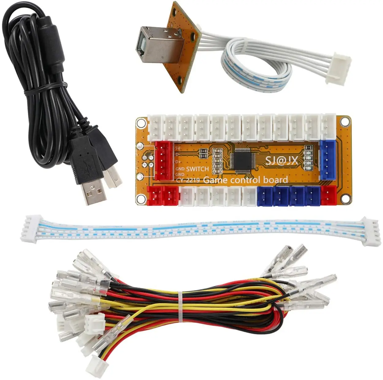 Arcade Zero Delay USB-Encoder-Board-Controller für Raspberry Pi Nintendo PS3 Xbox 360 Windows MAME – Andrews-Unterstützung Image