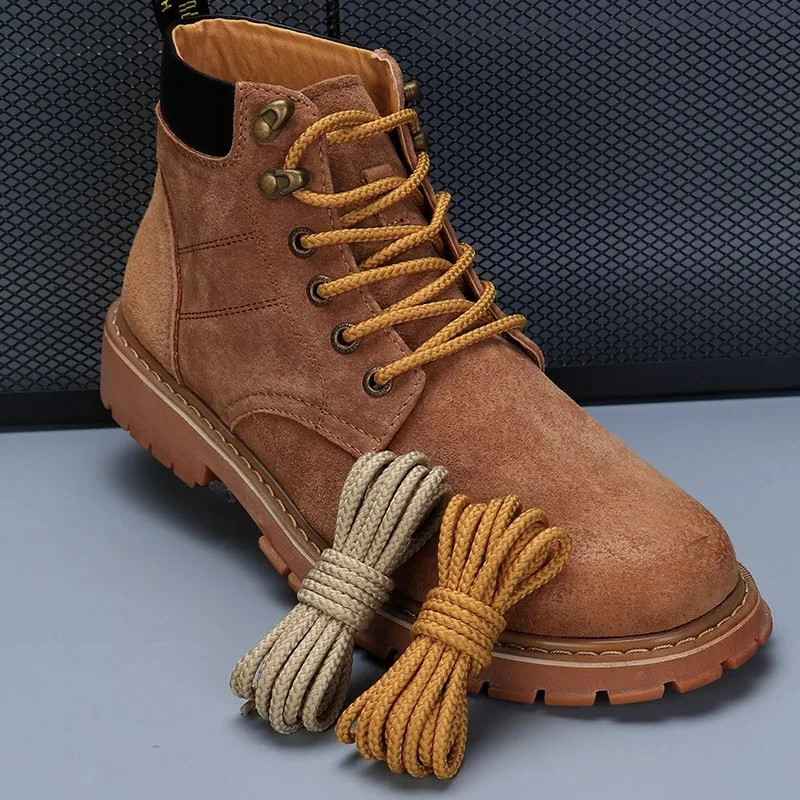 Neue Starke Runde Schnürsenkel Outdoor Wandern Boot High Top Schnürsenkel Kinder Turnschuhe Sport Schnürsenkel Länge 100/120/140/160 CM 1 Paar Image