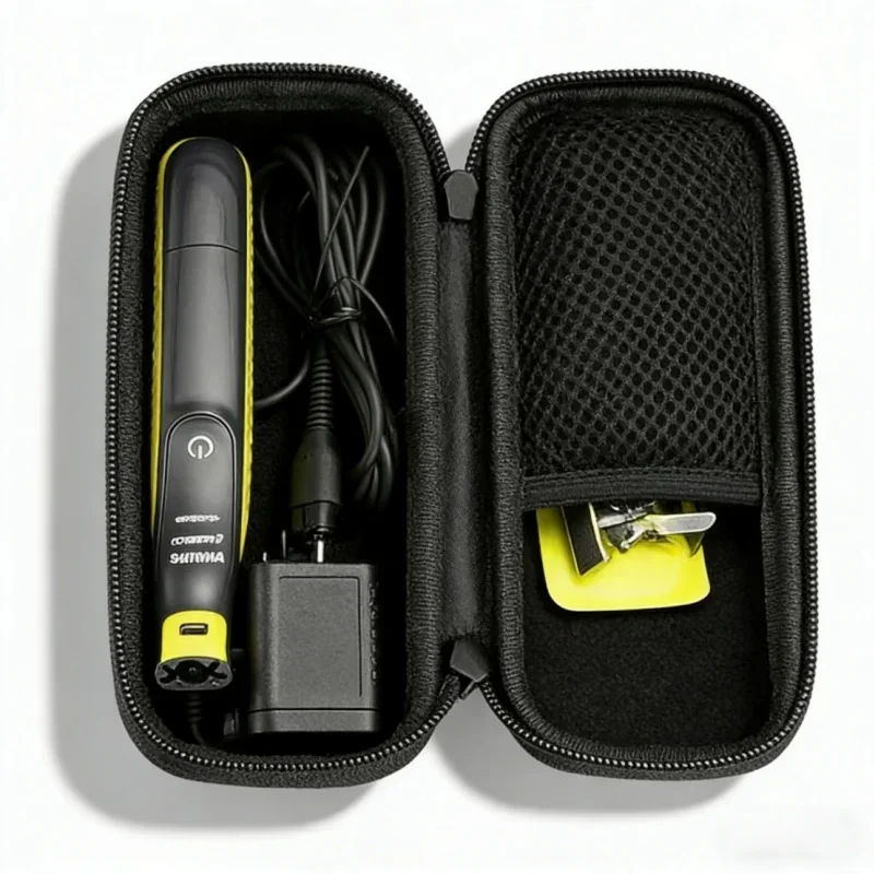 Tragbare Elektrorasierer-Werkzeugtasche für Philips OneBlade, stoßfeste EVA-Aufbewahrungstasche für Trimmer und Ladezubehör Image