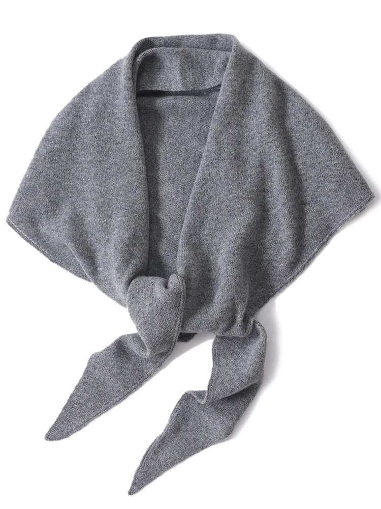 100% wolle Gestrickte Große Dreieck Schals Schal Frauen Herbst Winter Weiche Warme Weiche Elegante Cape Poncho Multi-funktionale Pashmina