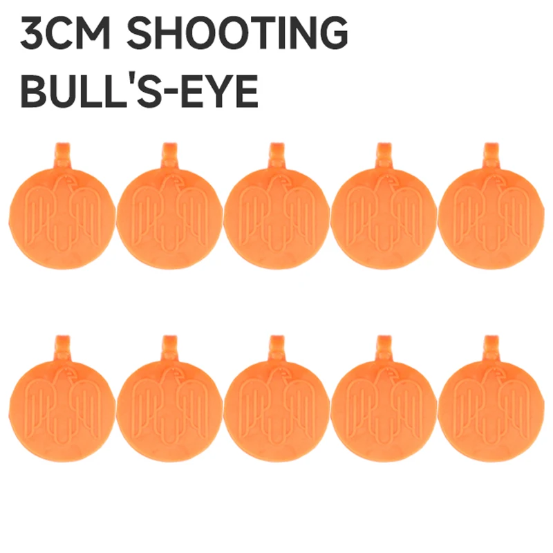 10Pcs Schießen Bullseye 3cm Silikon Schießen Ziel Schleuder Schießen Katapult Bogenschießen Sport Taktische Jagd Schießen Bullseye Image