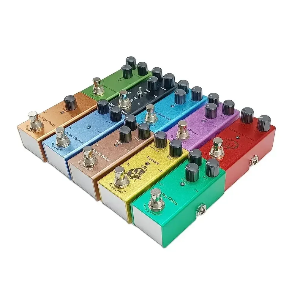E-Gitarrenpedal Vintage Overdrive/US Dream/Classic Chorus/Vintage Phase/Tremolo/Analog Delay/Digital Delay/Ultimate Drive Image