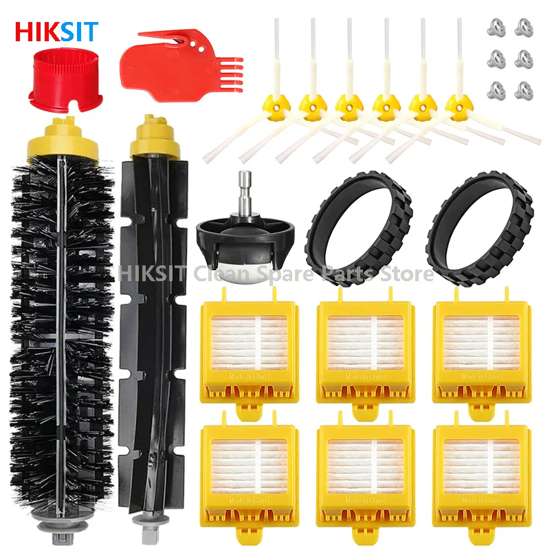 Bürstenfilter für iRobot Roomba 700 720 750 760 761 765 770 772 774 775 776 780 782 785 786 790 Staubsaugerroboter-Zubehör Image