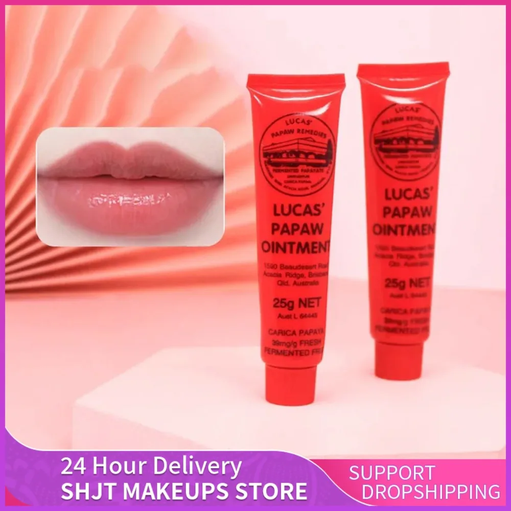 Gesichtspflege Lucas Papaw Salbenbalsam Lippenstift Feuchtigkeitsspendend Anti-Trocknung Multifunktionale feuchtigkeitsspendende Universalcreme Lippenbalsamöl 25 g Image