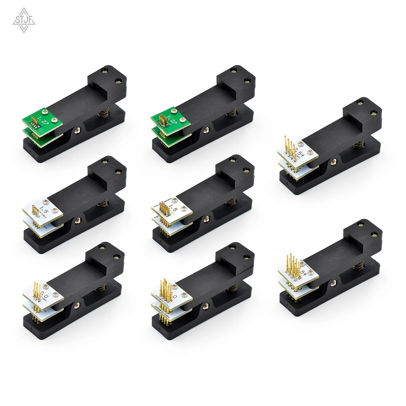 Testclip Programm Brennclip PCB Vorrichtung Abstand 2,54 2,0 1,5 1,27 ohne Leitungen Image