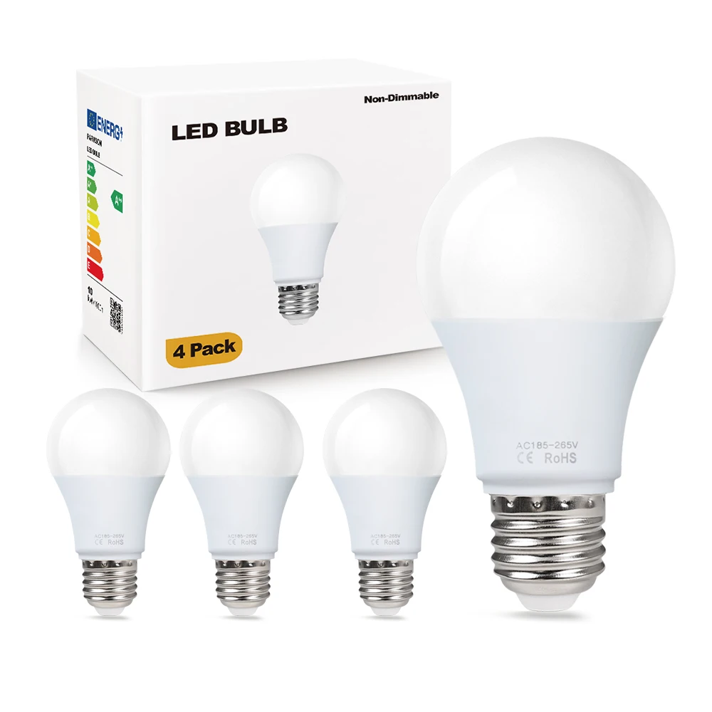 4PACK 220V LED Glühbirnen E27 Strahler Für zu hause SMD2835 6W 9W 12W 15W 18W LED Lampe Sparen Kalt Warm Weiß Bombilla Ampulle