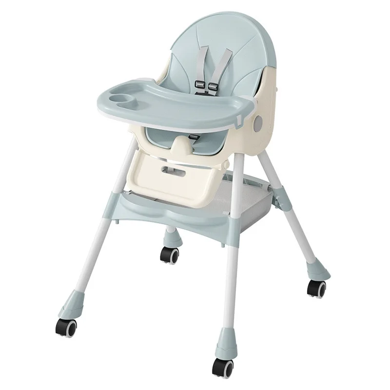 Baby-Esszimmerstuhl, Baby Home, Kinder-Esstisch, Stuhl, faltbarer Wachstumsstuhl, Baby-Artefakt, 0–6 Jahre alt Image