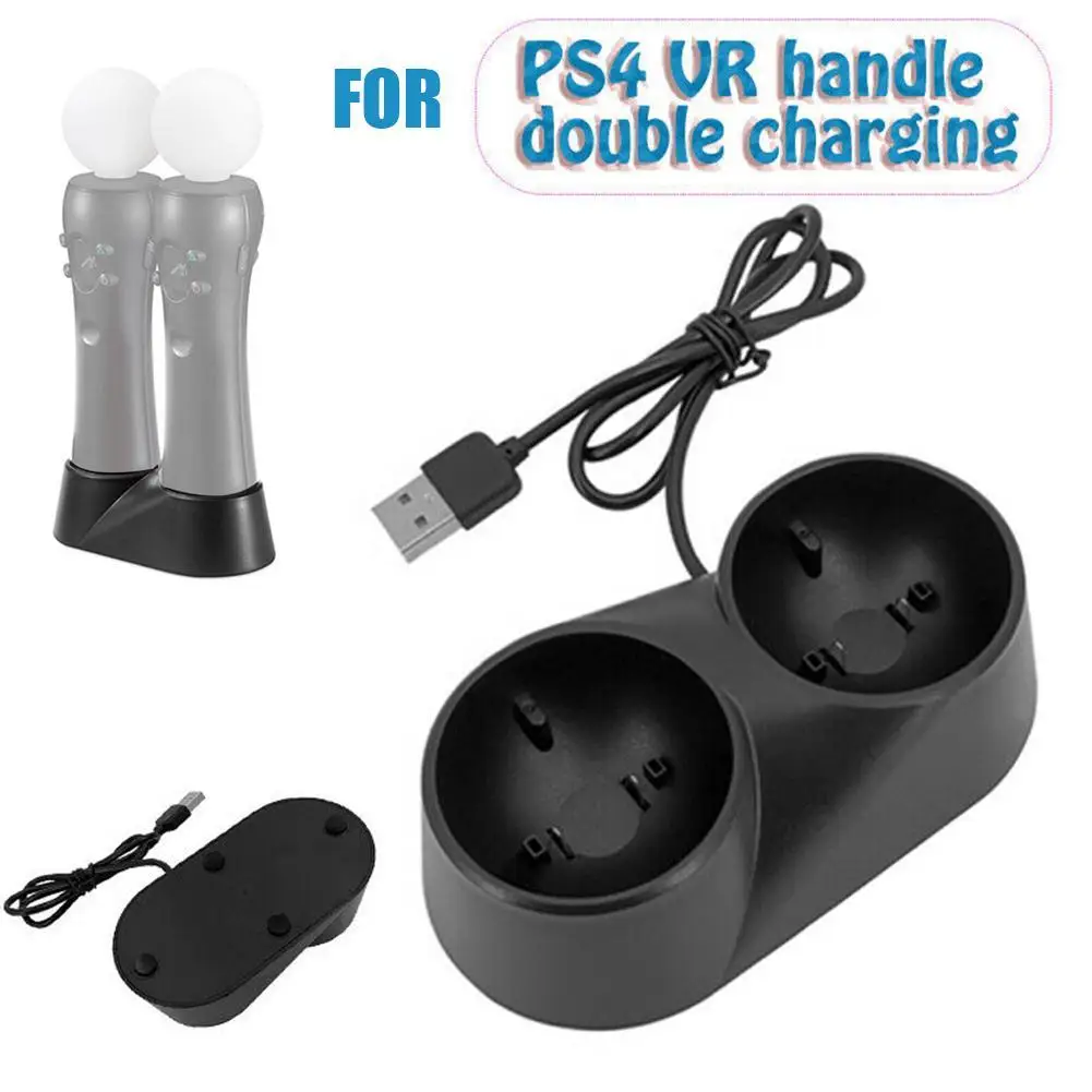Controller Lade Dock Station Stehen Für Playstation PS3 PS4 Move Quad Ladegerät Für PS3 PS4 VR Motion Controller PlayStation Image