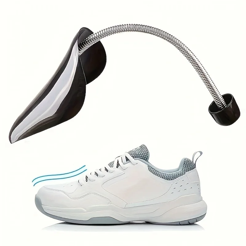 1 Paar verstellbare Schuhspanner aus Kunststoff für Damen und Herren, verhindern Verformung, Falten und sorgen für die Formhaltung der Schuhe, schwarz Image