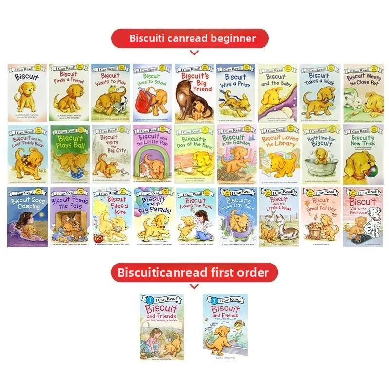 29 Bücher/Set „I Can Read Biscuit English Picture Children Kids Story Early Educaction Reading Books“. Image