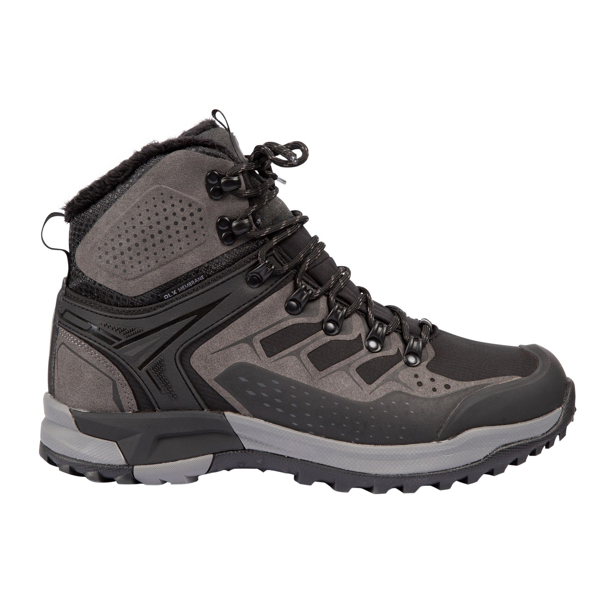 Trespass - Herren Wanderstiefel "Knox", DLX (Schwarz/Grau)