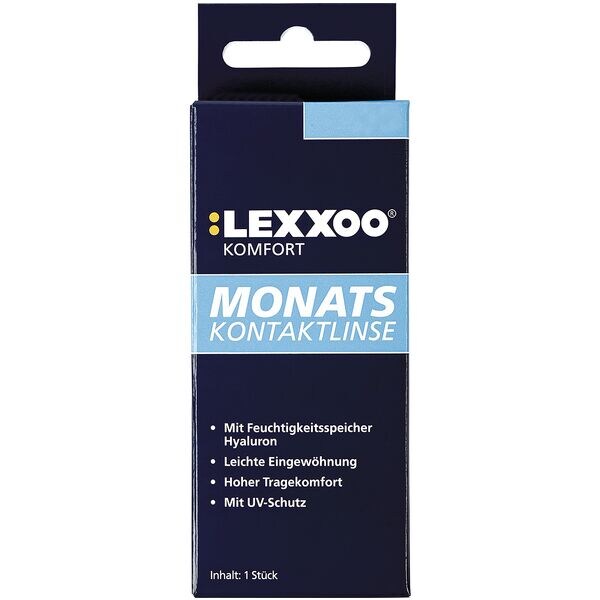 Lexxoo Kontaktlinse Monatslinse »Komfort« -3,75 dpt schwarz Image
