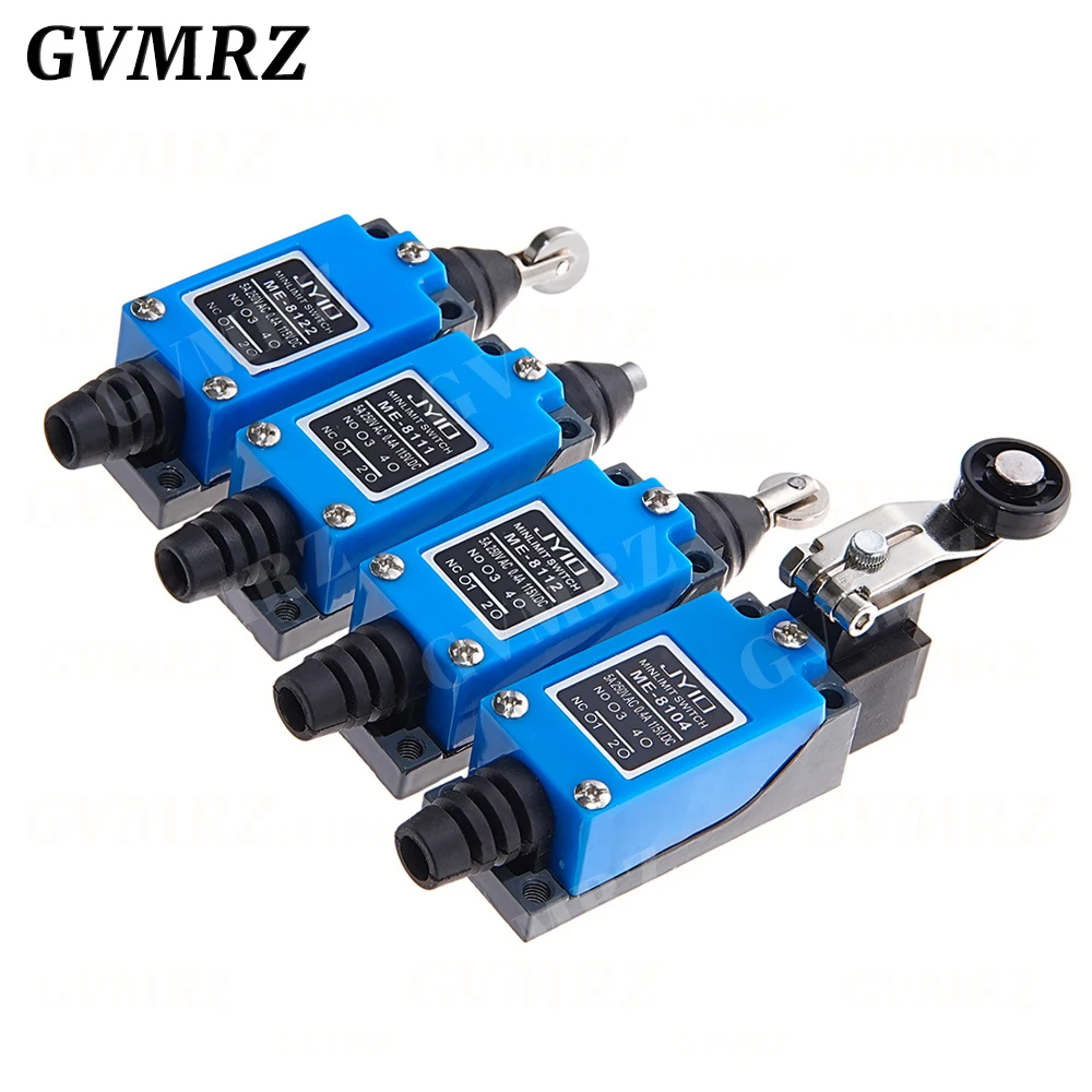 ME-8104 ME-8107 ME-8108 ME-8111 ME-8112 ME-8166 -8169 Endschalter Drehverstellbarer Rollenhebelarm-Fahrschalter AC250V NO NC Image