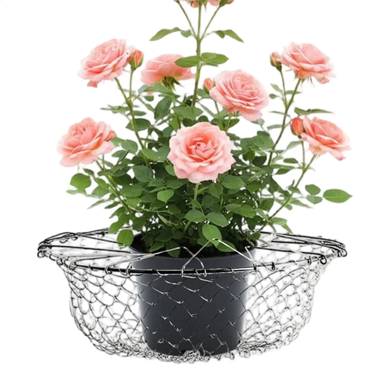 Hängender Blumenkorb, Palmen-Blumentopf für Innenräume, Verstellbarer Hängekorb für Pflanzen, Innen- und Außen-Blumentopf Image