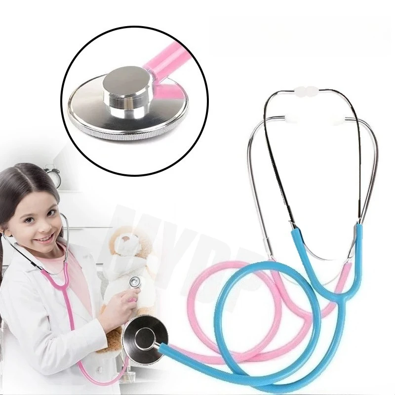 Kinder-Simulations-Stethoskop-Spielzeug Arzt-Rollenspielzeug Medizinisches Vortäuschen Eltern-Kind-Arztspiele als Geburtstagsgeschenk für Kinder Image