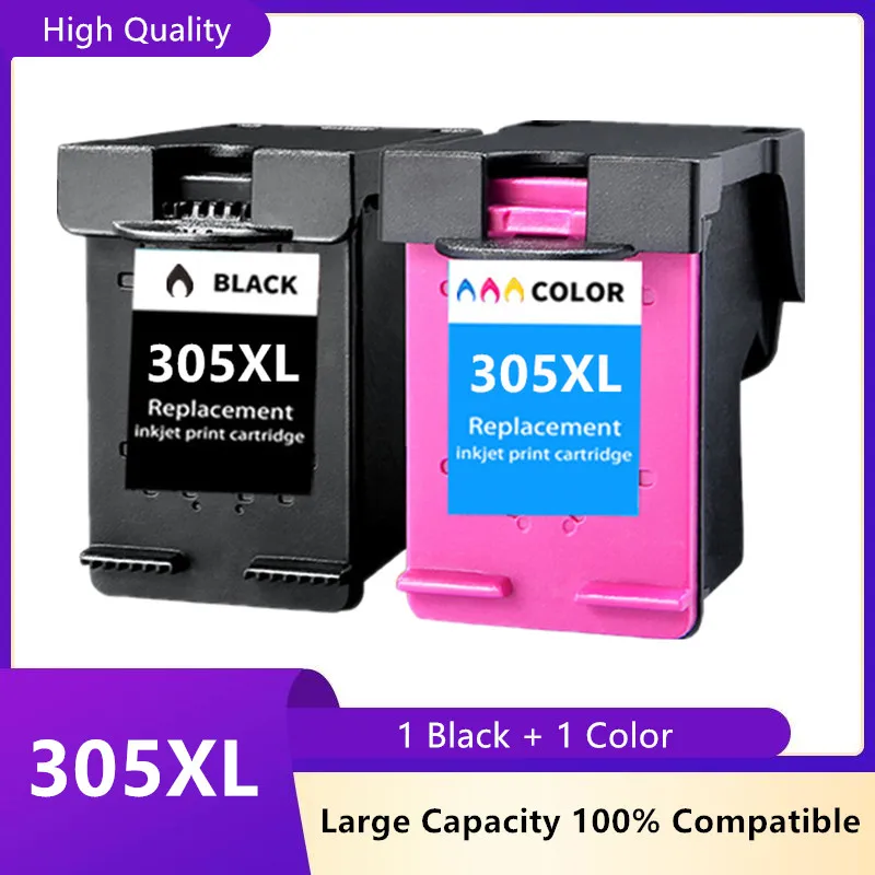 Kompatible Tintenpatrone als Ersatz für HP 305XL 305 XL für HP 305 für HP Deskjet 2320 2710 2720 2730 1210 1215 Drucker Image