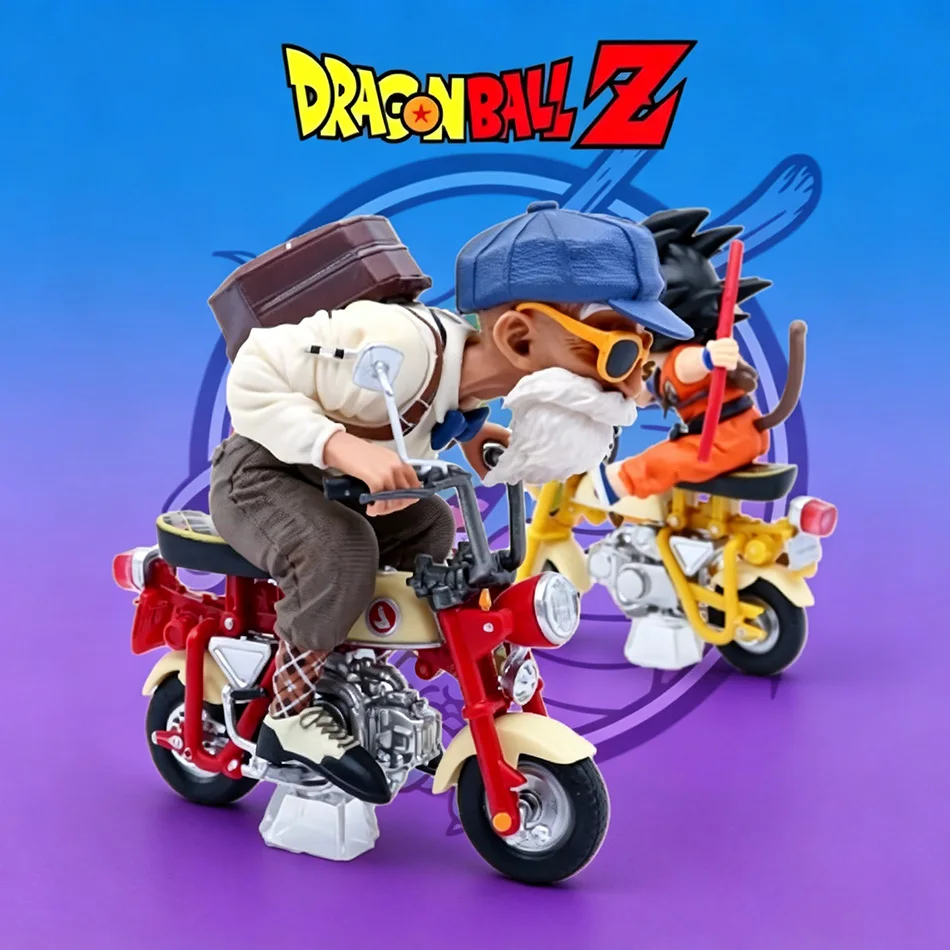 Action Figure Anime Dragon Ball Z: Son Goku, Maestro Roshi, Moto Kame Sennin - Modellino in PVC da Collezione, Regalo per Appassionati
