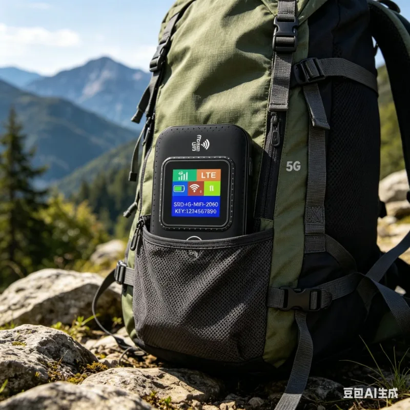 4G WiFi 6 Tragbarer Hotspot-Router Unterstützt 10 Benutzer mit SIM-Kartensteckplatz Kabelloser Router Mobiler WiFi-Hotspot für Zuhause und Reisen Image