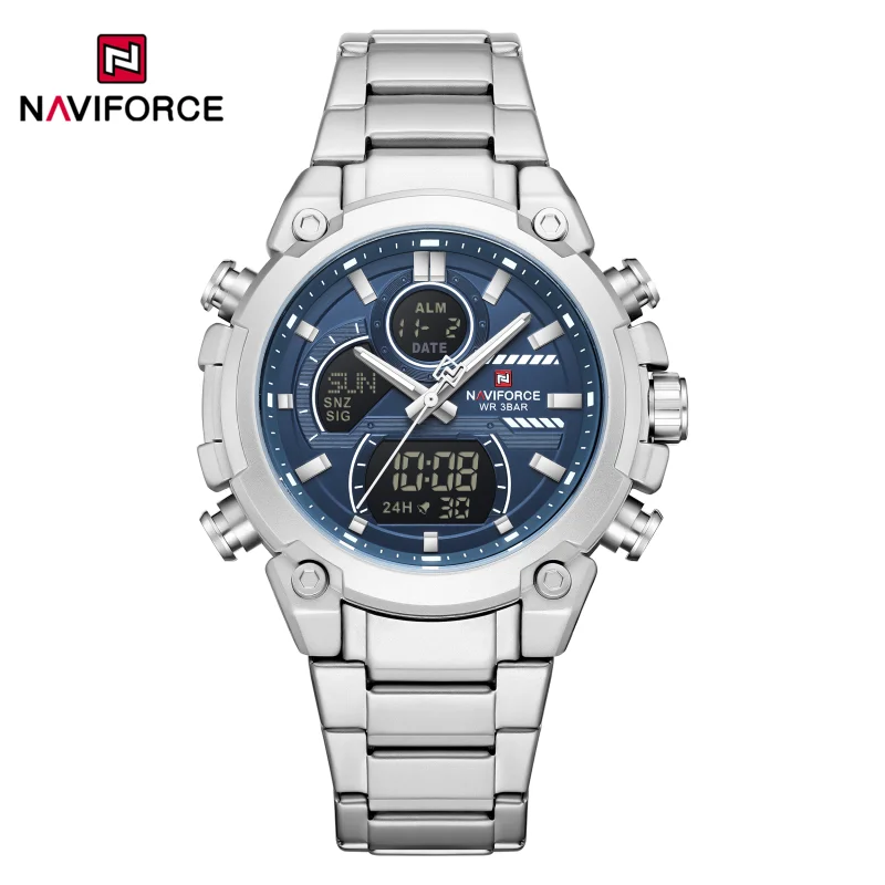 NAVIFORCE Neue 2026 Armbanduhr für Herren, Business, originelles Design, wasserdicht, digital, modisch, normale Uhren, Herrenuhr, Relogio Masculin Image