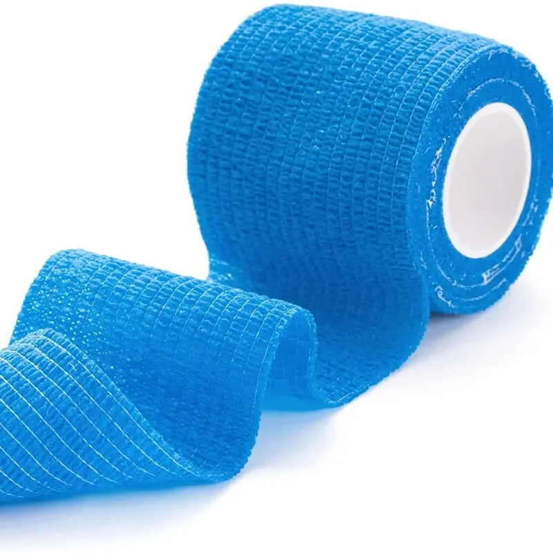 Großhandel 6 Stück Tier-Selbstklebender Verband, Handverband – Fixierender, reißfester, wasserdichter Elastikverband für Haustiere, 5 cm x 4,5 m Image