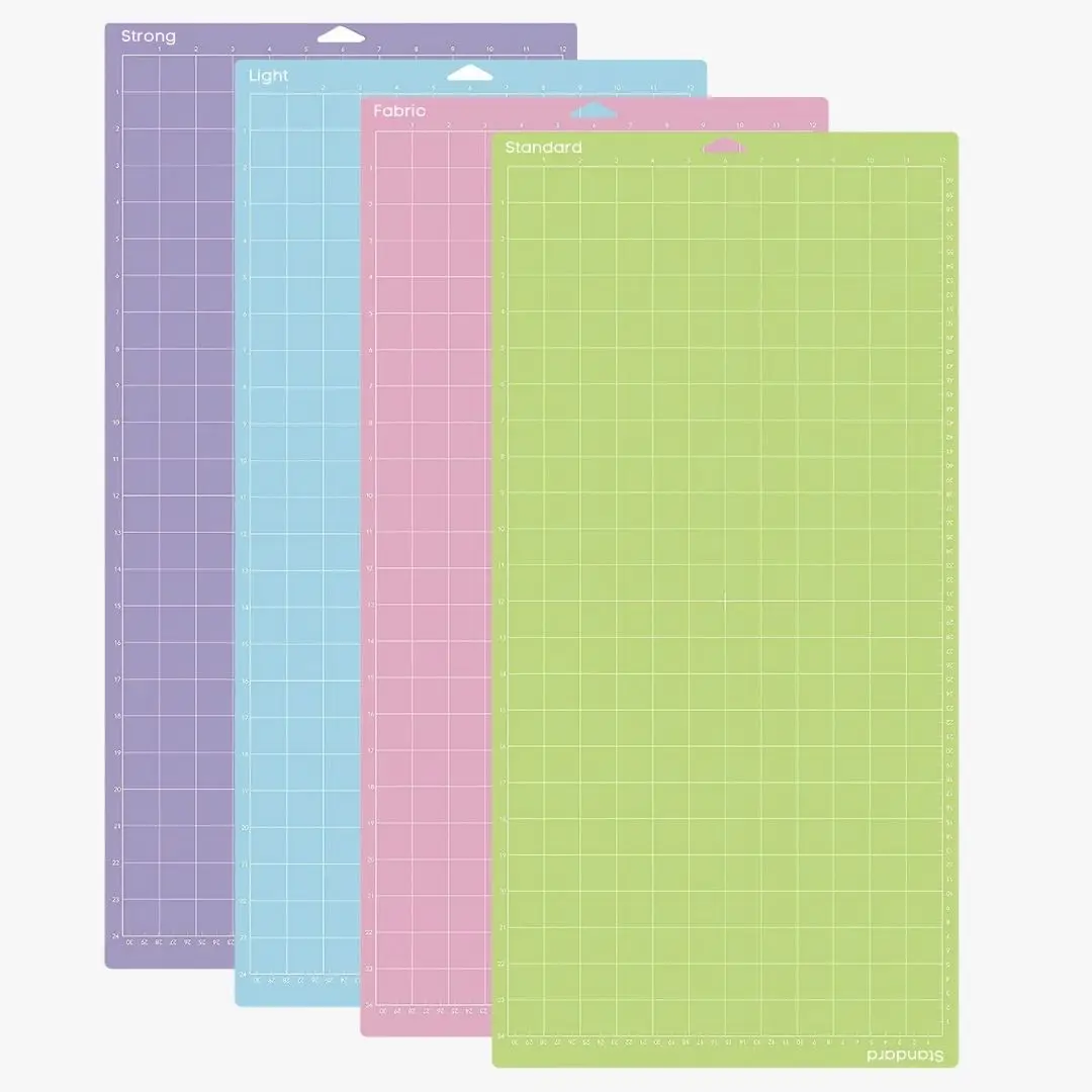 12inX24in PVC-Schneidematte für Cricut Maker Explorer, DIY-Papier, multifunktional, langlebig, Kunsthandwerk, Kunst, Gravurbrett, Nähpad Image