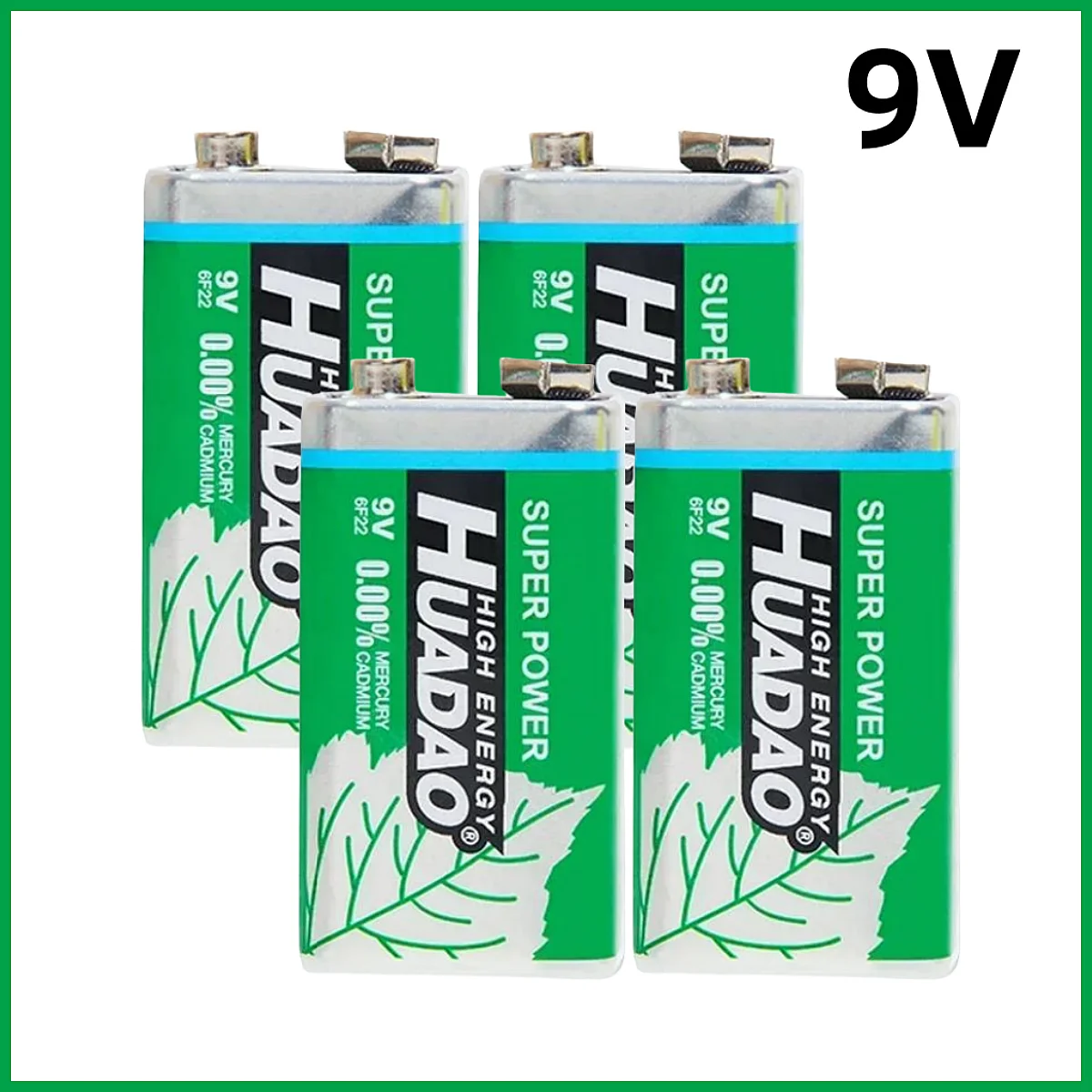 1-10 stücke Einweg 9 Volt Batterie 9 V Batterie Multimeter Alarm Mikrofon 6F22 Carbon Trockene Batterien 1100 mah für KTV Spielzeug Image