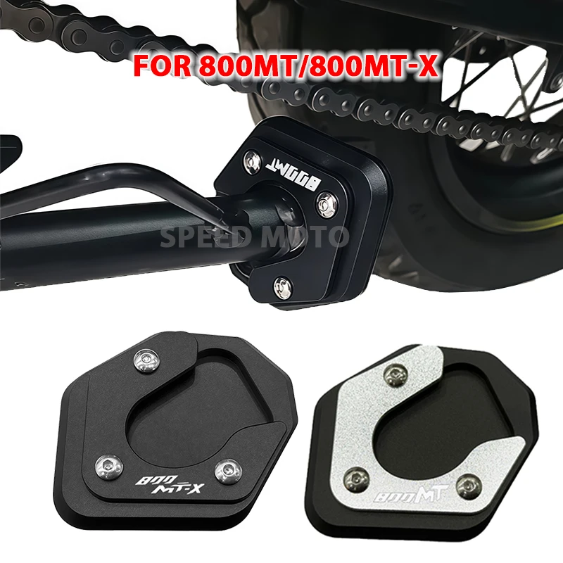 Pour CFMOTO 800MT 800MTX 800MT-X 800 MT X MT-X 2021-2023 2024 2025 pied béquille latérale agrandisseur plaque de Support béquille rallonge