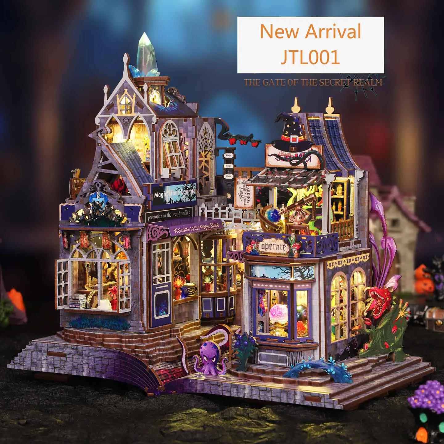 Nouvelle maison de poupée DIY en bois, kit miniature, meubles, ensemble de meubles pour maison de poupée, modèle artisanal à assembler, jouets, coffret, cadeaux d