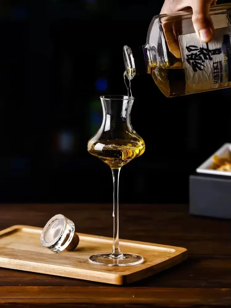 Tasse aromatique en cristal sans plomb de 125ml, verre à vin, Champagne, verre à whisky élégant, gobelet à boisson Pure