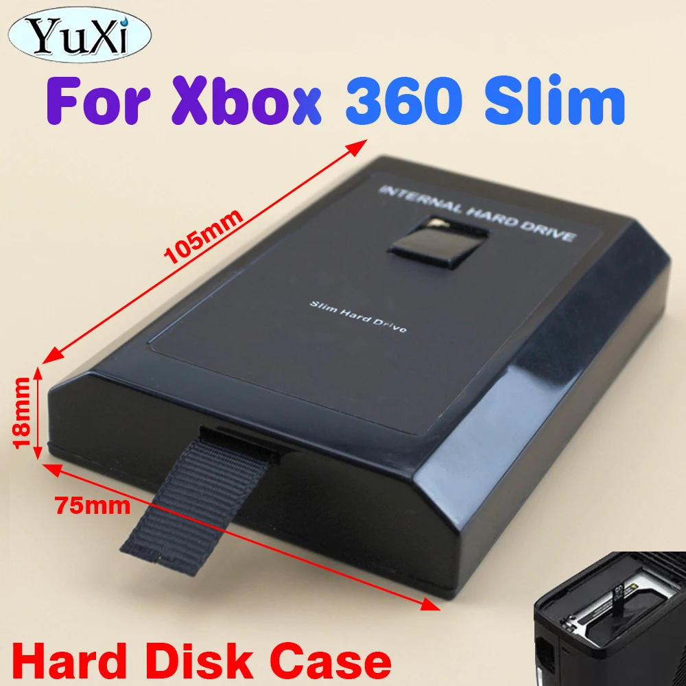 1Pc Hard Disk Case for Xbox 360 Slim HDD Hard Drive Box For Xbox 360 Slim Enclosure Cover Shell HDD Holder Bracket Part