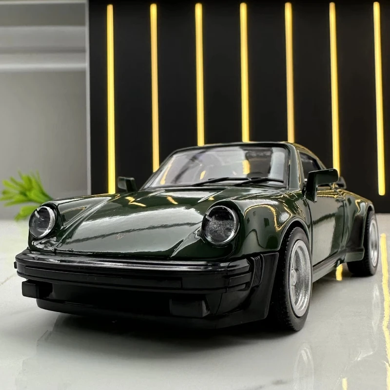 1:36 1978 Porsche 911 Turbo Car Model Metal Diecast Replica Home Miniature Art Vehicle Hobby Decorating Kid Boy Gifts F595