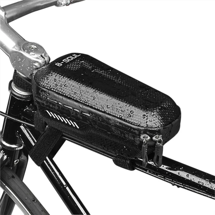 Neue Design Fahrrad Rahmen Vorne Hard Shell Fahrrad Oberrohr Tasche, Radfahren Zubehör Wasserdichte Fahrrad Sattel Tasche Image