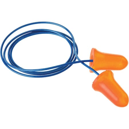 WORKHORSE E5420947 Single Use Hearing Protection Earplugs, Bell Shaped, 100PK