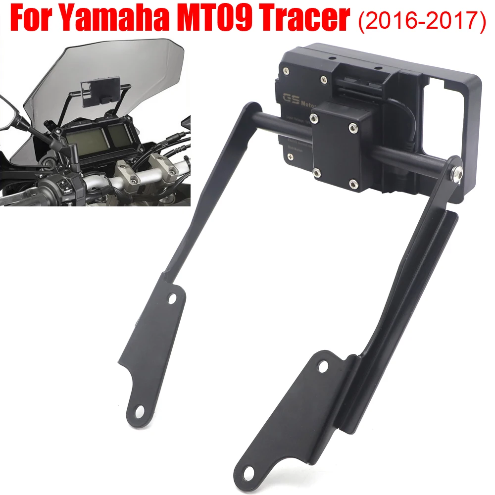 Motorcycle Front Phone Stand Holder Smartphone Phone GPS Navigation bracket For Yamaha MT 09 MT09 Tracer 900 2016 2017