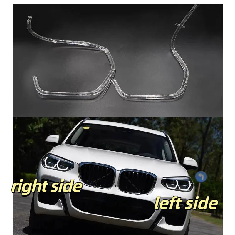 Per BMW X4 X3 G01 G02 G08 F97 F98 2018-2021 LED DRL Luce Guida Piastra Luce di marcia diurna Tubo di luce di marcia diurna Strip