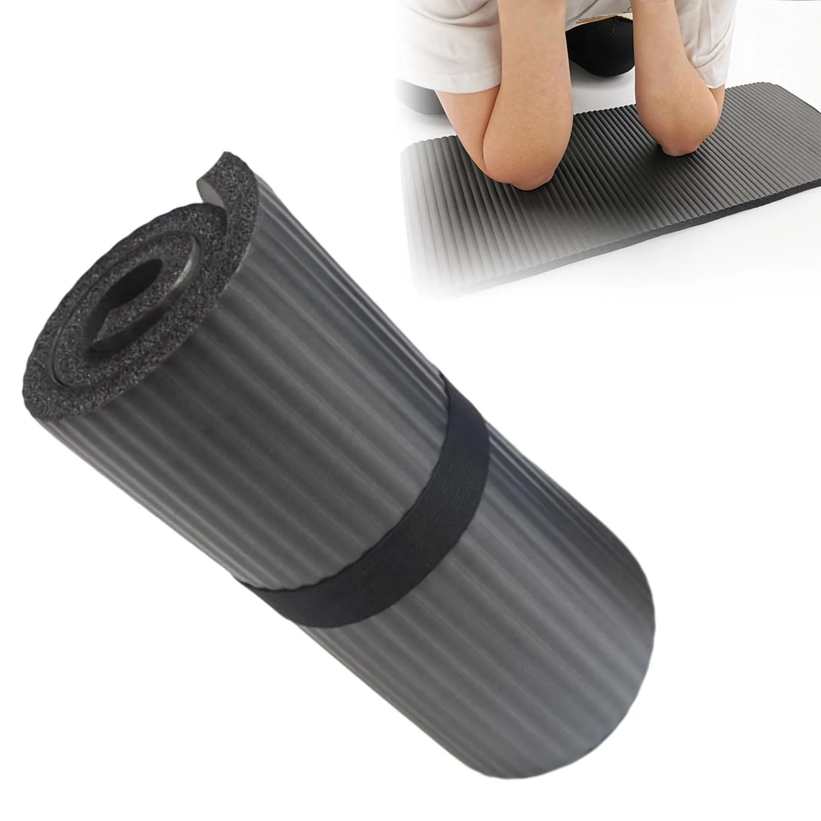 Premium Yoga Mat Shock Absorption Soft Pilates Exercise Mat Men And Women Non-slip Fitness Mat For Pilates And Home Workouts