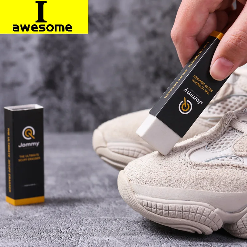 Reinigung Radiergummi Für Wildleder Schaffell Matte Leder Stoff Pflege Schuhe Pflege Leder Reiniger Natürliche Reiben Gummi Block Schuh Pinsel Image