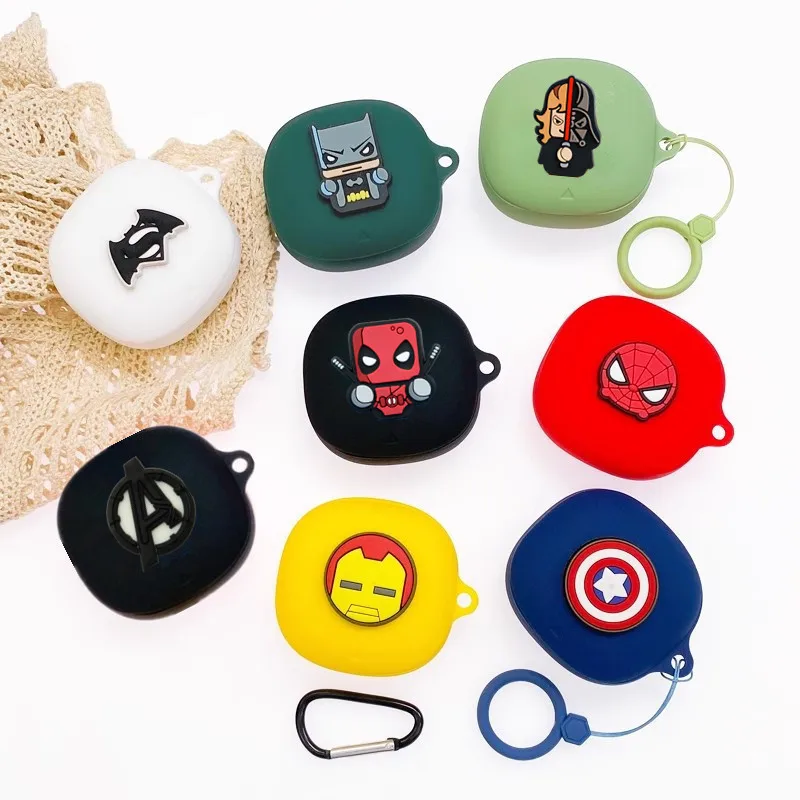 BEAST KINGDOM Marvel Kopfhörerhülle für Anker Soundcore Liberty 4/4Pro Silikon Wireless Earbuds Schutzhülle mit Haken Image