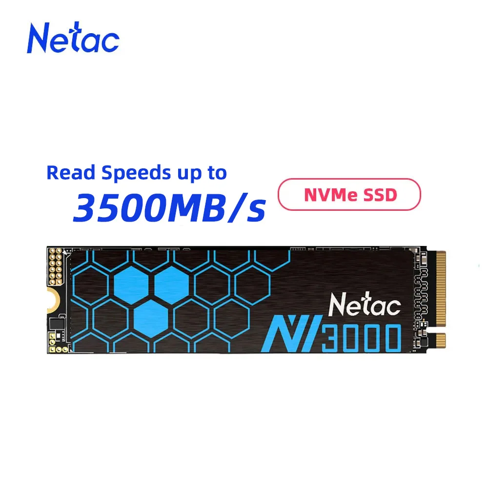 Netac SSD NVME M2 250 GB 500 GB SSD 1 TB 2 TB PCIe3.0 NVME M.2 2280 Festplatte Internes Solid-State-Laufwerk für Laptop-Desktop Image