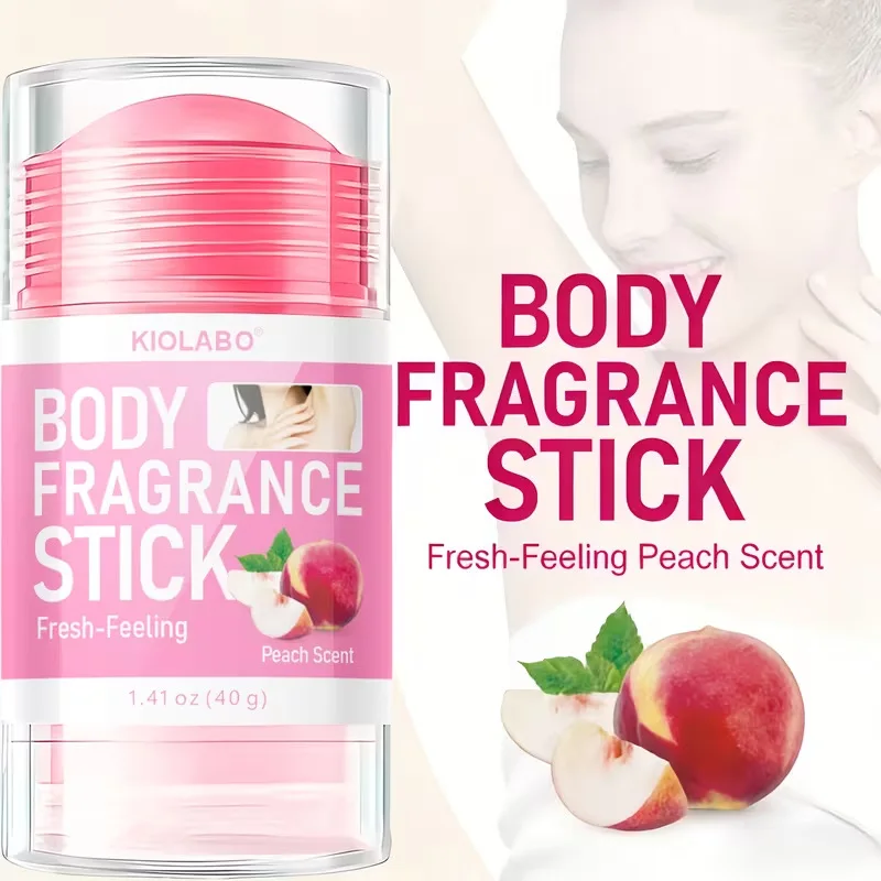 KIOLABO Peach Fresh and Dry Deodorant Stick - Beseitigt Hand- und Fußgeruch und hinterlässt einen frischen und kühlen Duft. Image