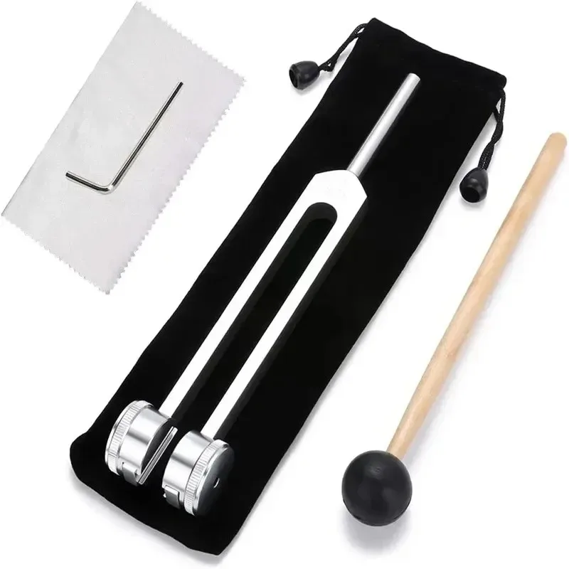 128/512Hz Chakra-Heilungs-Stimmgabel-Set, Stimmgabeln aus Aluminiumlegierung für Klangtherapie, Yoga, Meditation, Zubehör Image