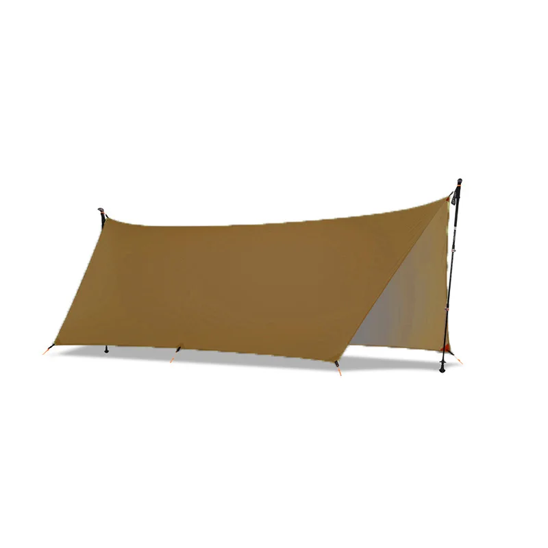 FLAME'S CREED 15D Silikon Nylon 460G Regen Fliegen Zelt Tarp Shelter Camping Überzelt Sonne Sonnenschirm Außen Caming Für Strand picknick Image
