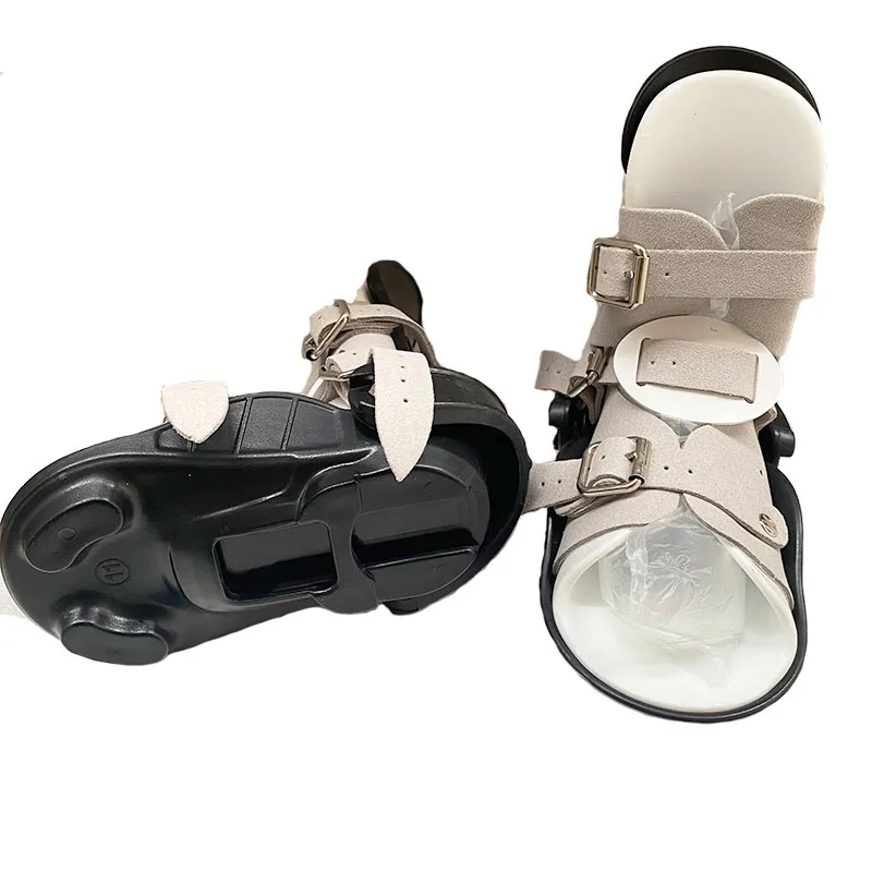 1 Paar orthopädische weiche Dennis braune Schuhe Club Fußkorrekturschuhe für Rehabilitation Kinder Wanderschuhe – kein Schuhregal Image